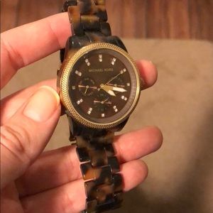 Michael Kors Brown Tortoise Shell Watch